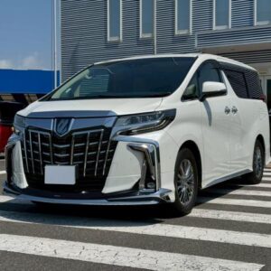 2023 Toyota Alphard Hybrid pearl hybrid used car Japan export