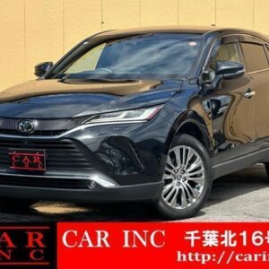 2021 Toyota Harrier black gasoline used car Japan export