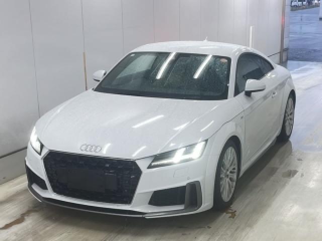 Ref:AUX-23616247 AUDI TT COUPE 2021 1 2021 Audi Tt Coupe white gasoline used car Japan export