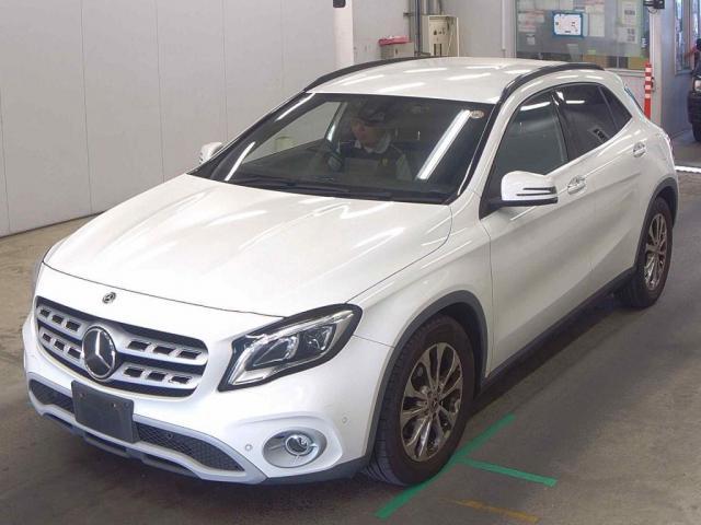 Ref:AUX-23616433 MERCEDES BENZ GLA-CLASS 2017 1 2017 Mercedes Benz Gla-Class white gasoline used car Japan export