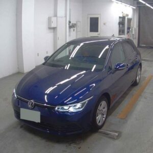 2021 Volkswagen Golf blue gasoline used car Japan export