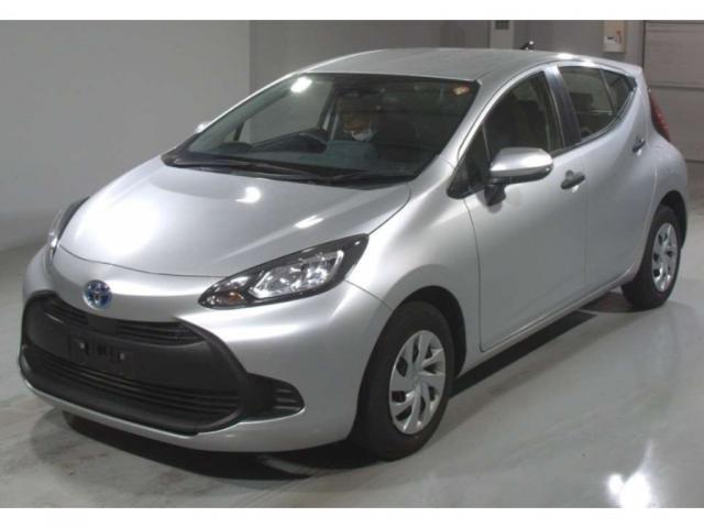 Ref:AUX-23616590 TOYOTA AQUA 2024 1 2024 Toyota Aqua silver gasoline used car Japan export