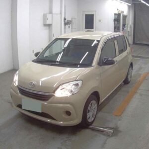 2022 Toyota Passo yellow gasoline used car Japan export