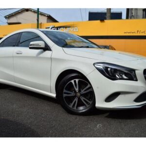 2016 Mercedes Benz Cla-Class white gasoline used car Japan export