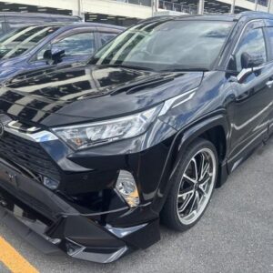 2021 Toyota Rav4 black gasoline used car Japan export
