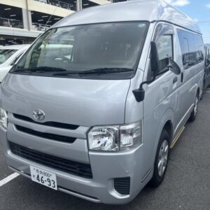 2016 Toyota Hiace Van silver gasoline used car Japan export