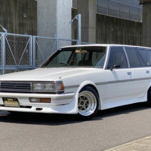 1992 Toyota Markii Wagon white gasoline used car Japan export