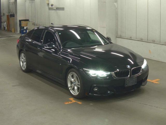 Ref:AUX-23620791 BMW 4 SERIES 2019 1 2019 Bmw 4 Series black gasoline used car Japan export