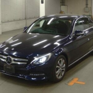 2015 Mercedes Benz C-Class blue gasoline used car Japan export