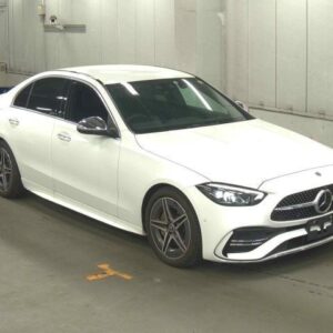 2023 Mercedes Benz C-Class white gasoline used car Japan export