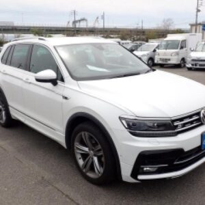 2019 Volkswagen Tiguan white diesel used car Japan export
