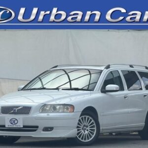 2007 Volvo V70 white gasoline used car Japan export
