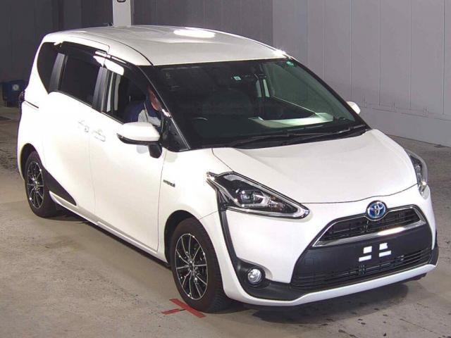 Ref:AUX-23636018 TOYOTA SIENTA 2015 1 2015 Toyota Sienta pearl gasoline used car Japan export