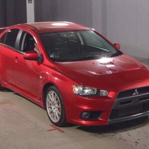 2008 Mitsubishi Lancer red gasoline used car Japan export
