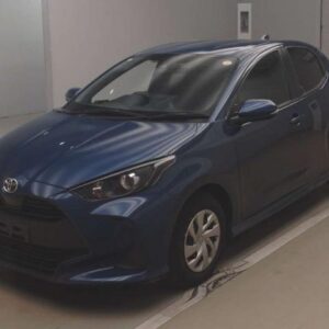 2023 Toyota Yaris blue gasoline used car Japan export