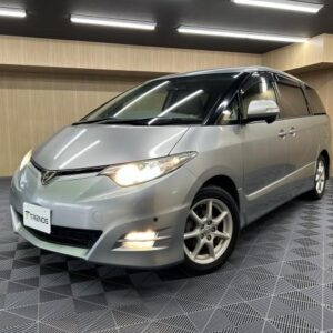 2008 Toyota Estima silver gasoline used car Japan export