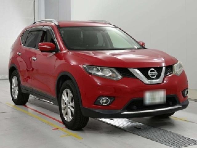 Ref:AUX-23636310 NISSAN X-TRAIL 2016 1 2016 Nissan X-Trail red gasoline used car Japan export