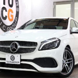 2016 Mercedes Benz A-Class white gasoline used car Japan export