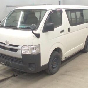 2021 Toyota Hiace Van white diesel used car Japan export