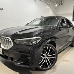 2022 Bmw X6 black hybrid used car Japan export