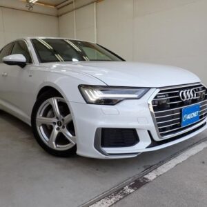 2023 Audi A6 white hybrid used car Japan export