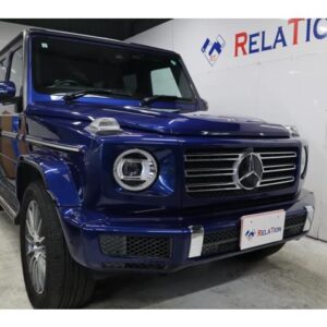 2019 Mercedes Benz G-Class blue diesel used car Japan export
