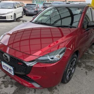 2023 Mazda Mazda2 red gasoline used car Japan export