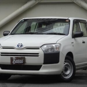 2019 Toyota Succeed white hybrid used car Japan export