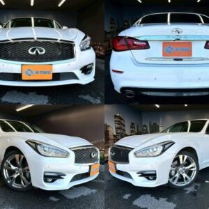 2015 Nissan Fuga white gasoline used car Japan export