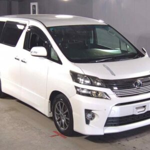 2013 Toyota Vellfire pearl gasoline used car Japan export