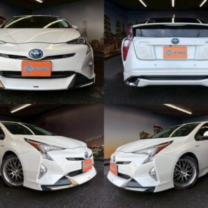 2017 Toyota Prius white gasoline used car Japan export