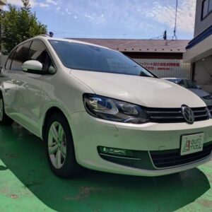 2015 Volkswagen Sharan white gasoline used car Japan export