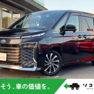 2023 Toyota Voxy black gasoline used car Japan export