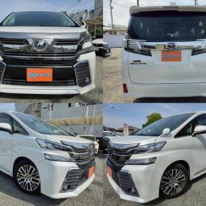 2015 Toyota Vellfire pearl gasoline used car Japan export