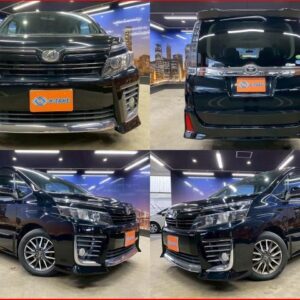 2014 Toyota Voxy black gasoline used car Japan export
