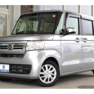 2021 Honda N-Box silver gasoline used car Japan export