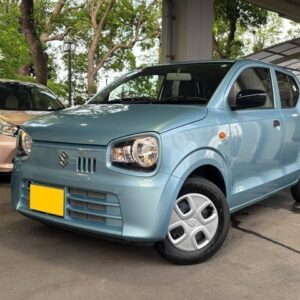 2021 Suzuki Alto blue gasoline used car Japan export