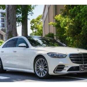 2022 Mercedes Benz S-Class white gasoline used car Japan export