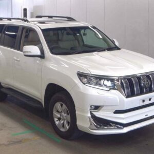 2023 Toyota Land Cruiser Prado pearl gasoline used car Japan export