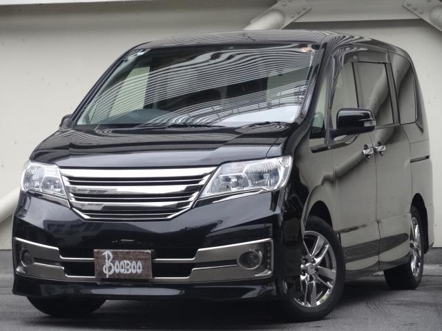 Ref:AUX-23675872 NISSAN SERENA 2013 1 2013 Nissan Serena black hybrid used car Japan export