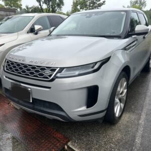 2019 Land Rover Range Rover Evoque silver diesel used car Japan export