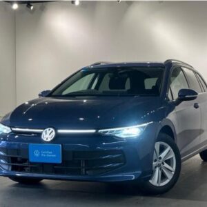2025 Volkswagen Golf Variant blue hybrid used car Japan export