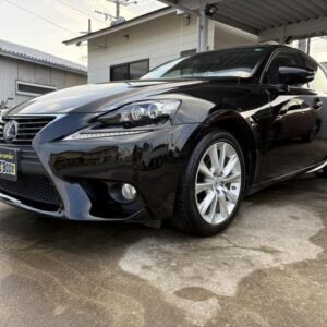 2013 Lexus Is black hybrid used car Japan export
