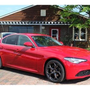 2018 Alfa Romeo Giulia red gasoline used car Japan export