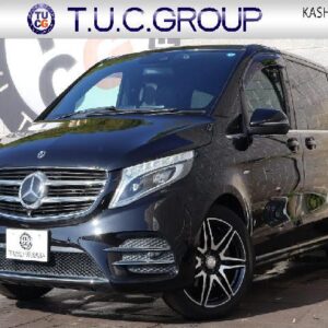 2018 Mercedes Benz V-Class black diesel used car Japan export