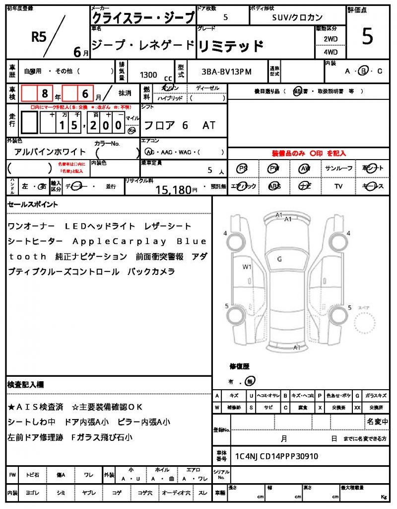 Ref:AUX-23690270 CHRYSLER JEEP JEEP RENEGADE 2023 18 Ref:AUX-23690270 CHRYSLER JEEP JEEP RENEGADE 2023 - Image 18