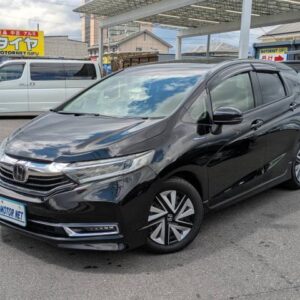 2019 Honda Shuttle black hybrid used car Japan export