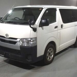 2021 Toyota Hiace Van white diesel used car Japan export