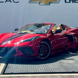 2025 Chevrolet Chevrolet Corvette red gasoline used car Japan export
