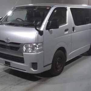 2021 Toyota Hiace Van silver gasoline used car Japan export